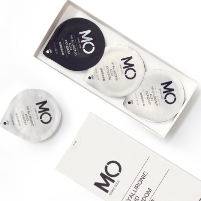 名流MO玻尿酸避孕套超薄情趣型0.01润薄女性专用男持久高潮安全套