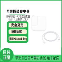 Apple/苹果原装87W USB-C电源适配器 笔记本电脑充电器MacBook Pro适配器+双头USB-C充电线2米