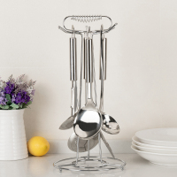 锅铲架厨房勺子铲子挂架厨具用品置物架家用挂件沥水收纳架铲子架