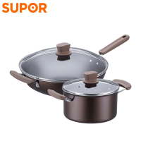 苏泊尔（SUPOR）TP1507K凝彩不粘二件套明火电磁炉通用