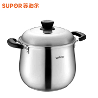 苏泊尔304不锈钢炖锅ST24P1 加高加深汤锅 24cm 电磁炉燃气通用