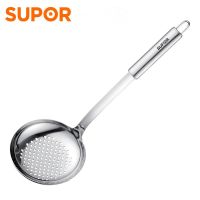 苏泊尔SUPOR不锈钢大汤勺 KT04C2火锅漏勺大网漏大漏勺铲勺勺子 (大漏勺)