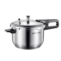 苏泊尔(SUPOR) 压力锅 不锈钢压力锅高压锅家用 不锈钢 快速烹饪 燃气电磁炉适用 24cm YW243FB1
