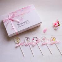 10只装日星空烟花樱花棒棒糖礼盒圣诞节水晶本送女友