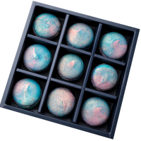 法式星空马卡龙9粒礼盒装手工甜点生日礼物送手提袋贺卡网红零食情人节情侣礼物送女朋友家人朋友婚庆喜糖糕点巧克力高档礼品蛋糕