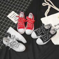 2019夏季新款小白帆布鞋女鞋子韩版原宿学生ulzzang板鞋平底百搭