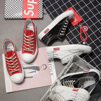 2019夏季新款小白帆布鞋女鞋子韩版原宿学生ulzzang板鞋平底百搭