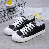 2019夏季帆布鞋女百搭韩版学生布鞋板鞋平底球鞋