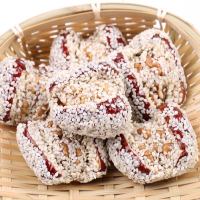 芝麻枣夹核桃仁500g 新疆和田枣加核桃仁 夹心红枣美脑栆0045