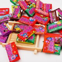 比巴卜泡泡糖桶装约150粒装多口味儿童圣诞节怀旧糖果内有贴纸0089