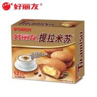 [好丽友提拉米苏 23g*12枚]零食非网红脏脏包面包港荣蒸蛋糕0193