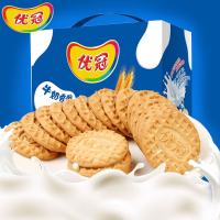 忆滋优冠香脆牛奶饼干0g 代餐 办公室下午茶 休闲零食整箱批0251