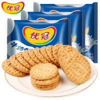 忆滋优冠香脆牛奶酥饼干500g 代餐 办公室下午茶 休闲零食0251