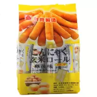 台湾特产北田糙米卷玄米卷蛋黄味夹心160g 儿童零食小吃 非油炸0274