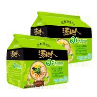 统汤达人方便面日式豚骨10包袋装拉面五合组合高汤泡面起免运费0445