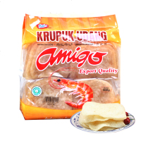 买2减2印尼阿米戈虾味木薯片油炸大虾片龙虾片膨化自己炸500g0500