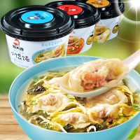 顾大嫂小馄饨3桶装 方便速食混沌云吞即食夜宵小吃地方特产0526