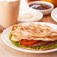 抓饼10片家庭装早餐煎饼面饼手撕饼 烘焙原料台湾风味饼胚0033