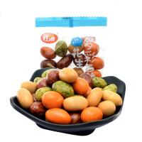 彩豆花生500g 鱼皮花生米海苔多味花生休闲零食品0050