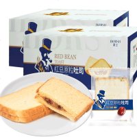 豆原粒吐司680g网红蛋糕夹心面包早点零食小吃休闲食品整箱0192