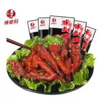 重庆麻辣凤爪网红零食辣味熟食小吃90gx5袋咔咔炝辣鸡爪子0229
