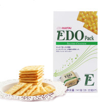 太Edo PACK原味苏打饼干咸味奶盐梳打饼干141g0446