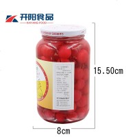 师有枝车厘子710g染色红樱桃罐头西点蛋糕装饰烘焙原料0544