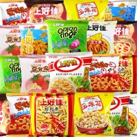 鲜虾条虾片薯条膨化食品儿童小吃零食大礼包30包组合整箱 多口味混合30包