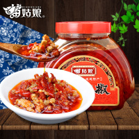 产苗姑娘肉丝泡椒油辣椒750g下饭凉拌面酱辣椒调味料