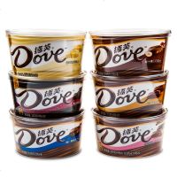 e德芙碗装香浓黑巧克力252g丝滑牛奶榛仁白巧抹茶等批发零食 【碗装】榛仁葡萄干243g