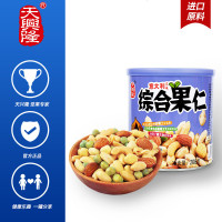 lyss坚果 天兴隆综合果仁每日坚果网红休闲食小吃 豆果子(香辣味)208g*2罐