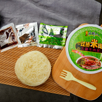 过桥米线六口味混合装粉丝速食面米粉非油炸泡面箱装 多口味随机拼6桶