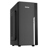 主机台式办公电脑黑色机箱