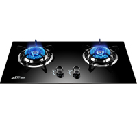 尊威(JOUE)B012嵌入式双眼燃气灶 电磁阀熄火保护煤气双灶 神秘黑 天然气