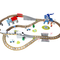 七彩鹿 儿童玩具火车轨