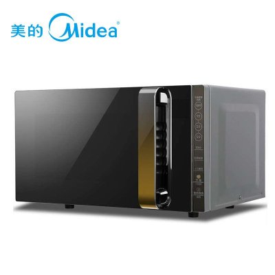 美的(Midea)微波炉 X3-233A 变频光波烧烤 智能解冻 智能湿度感应 23升蒸立方光波炉