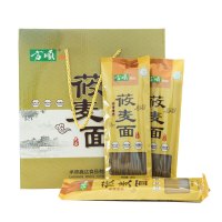 方顺莜麦面礼盒装 莜麦面条 粗粮杂粮挂面 礼盒套装 坝上特产 荞麦面礼盒 免煮面食