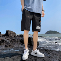 白渠男士休闲短裤2021新款男鞋春季潮鞋韩版潮流百搭透气网面I新款夏季宽松潮牌潮流五分裤运动沙滩休闲裤男装JC.S235