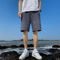 白渠男士夏季休闲短裤2021新款ins港风宽松直筒五分中裤运动百搭裤子JC.S205