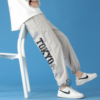 白渠2021夏季新款工装裤男潮牌束脚修身小脚休闲裤男韩版潮流ins休闲裤男NH.K203