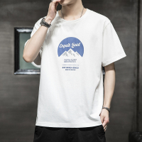 白渠短袖t恤男2021夏季新款百搭潮流ins潮牌衣服时尚宽松半袖休闲T恤JC.T344