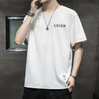 白渠2021夏季新款男士短袖T恤宽松衣服潮牌潮流休闲上衣半袖韩版T体恤男装JC.T337