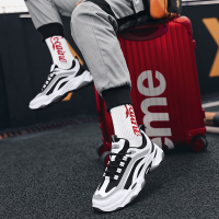 白渠2021新款夏季透气潮流男鞋百搭运动休闲跑步老爹潮鞋子夏季时尚休闲鞋YG.6-53