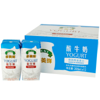 德国原装进口 多美鲜（SUKI）酸奶 200ml*12 整箱装（原味常温酸牛奶）