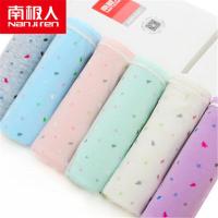 NanJiren[南极人]女士内裤 纯棉中低腰平角裤全棉透气短裤