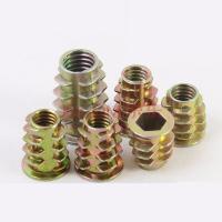 内外牙螺母自攻螺母沉头内六角家具预埋带垫带介实木螺帽M4M5M6M8