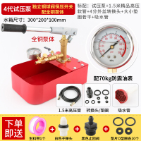 打压泵手动试压泵ppr水管打压机 管道水压测试压力泵地暖检漏仪器