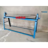 手动卷板机铝皮卷圆机白铁皮保温压边机不锈钢卷筒机小型轧边机