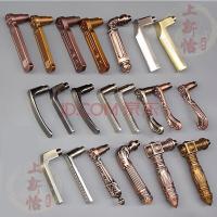 防盗把手拉手带配件，铝合金锁手柄执手通用型 1只 的价格