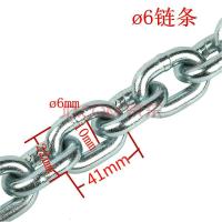 6MM加粗链条镀锌铁链条锁锁链条狗链焊接防盗特粗铁链子防盗链